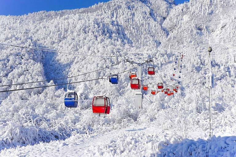 Top China Ski Resorts - Xiling Snow Mountain Ski Resort