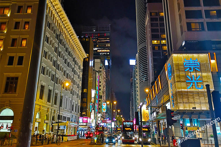 Night View in Hong Kong