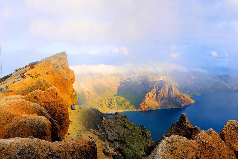 Changbai Mountain in Late September China in September
