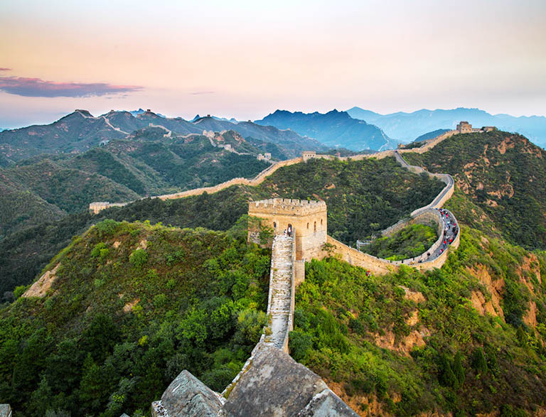 Jinshanling Great Wall in September China in September