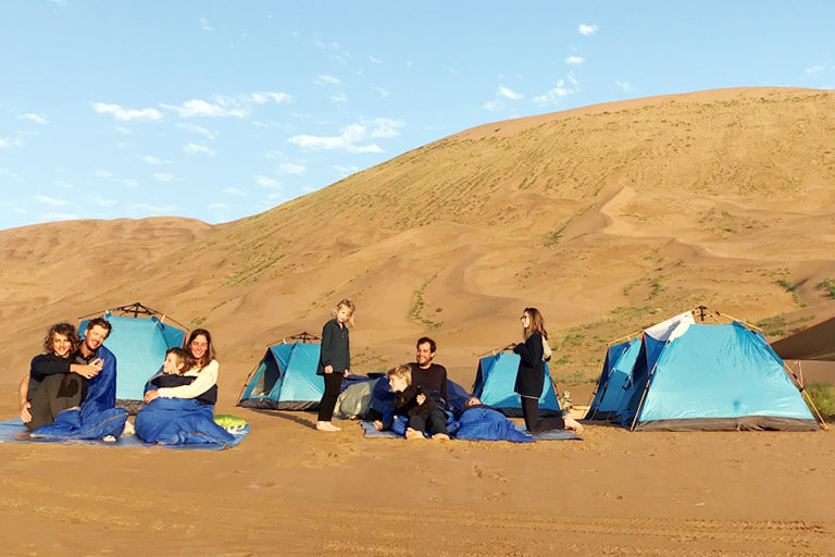 Camping in Badain Jaran Desert Where to Stay in Badain Jaran Desert