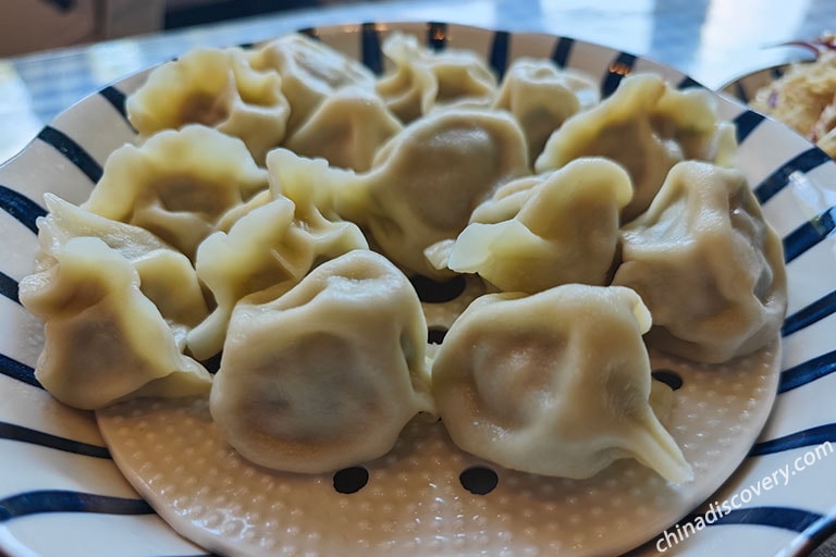 Boiled Dumplings Beijing Chinese Food