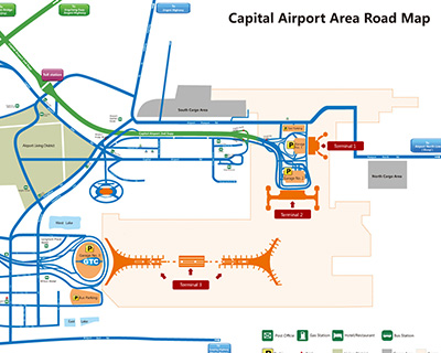 Beijing Capital International Airport Full Map