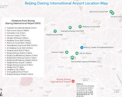 Beijing Airport Map