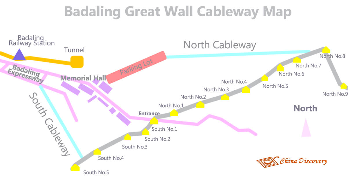 Badaling Great Wall Maps