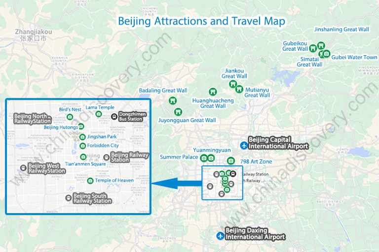 Beijing Attractions Map