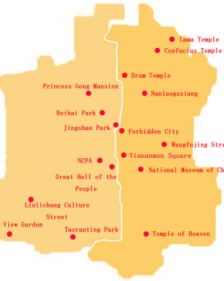 Beijing Districts Map