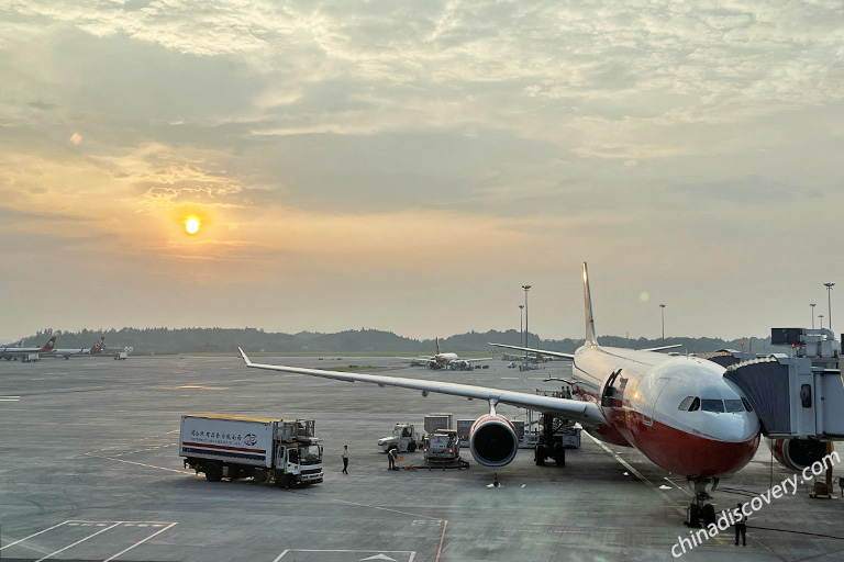 Beijing Flight Arrival