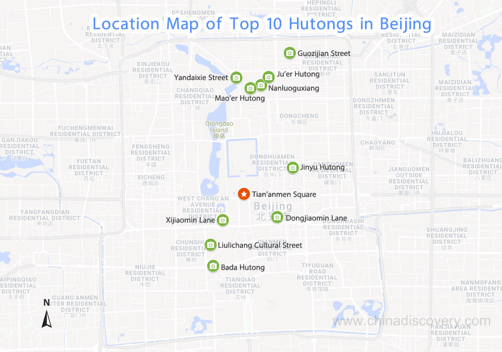 Beijing Hutong Map