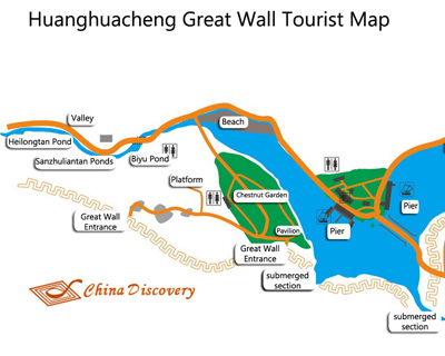 Huanghuacheng Great Wall Map