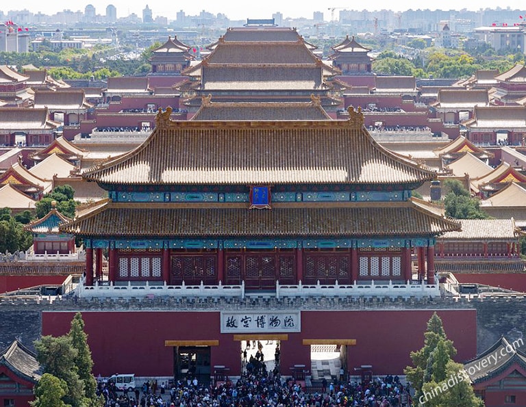 The Forbidden City Overall View from Jingshan Park - Victoria from South Africa