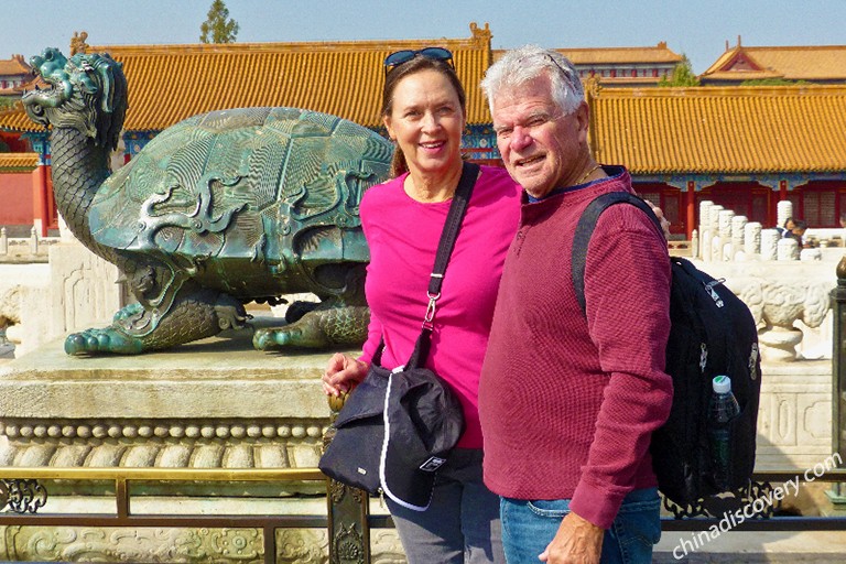 Our Guests Take Photo at Hall of Supreme Harmony Forbidden City Facts