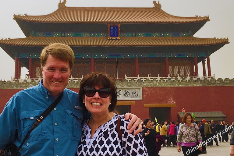 Our Guests Take Photo at Shenwu Gate Forbidden City Facts