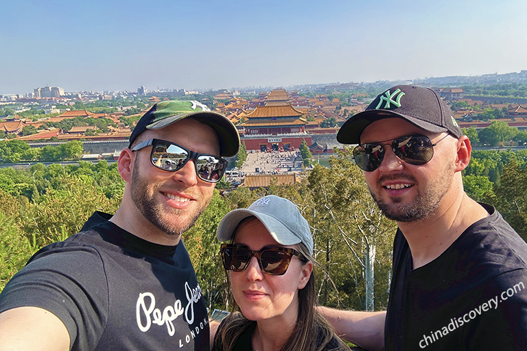 Panoramic View of Forbidden City from Jingshan Park Panoramic View of Forbidden City