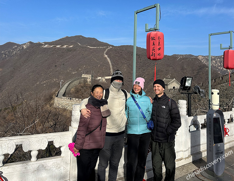 Mutianyu Great Wall - Sara's Family from Australia