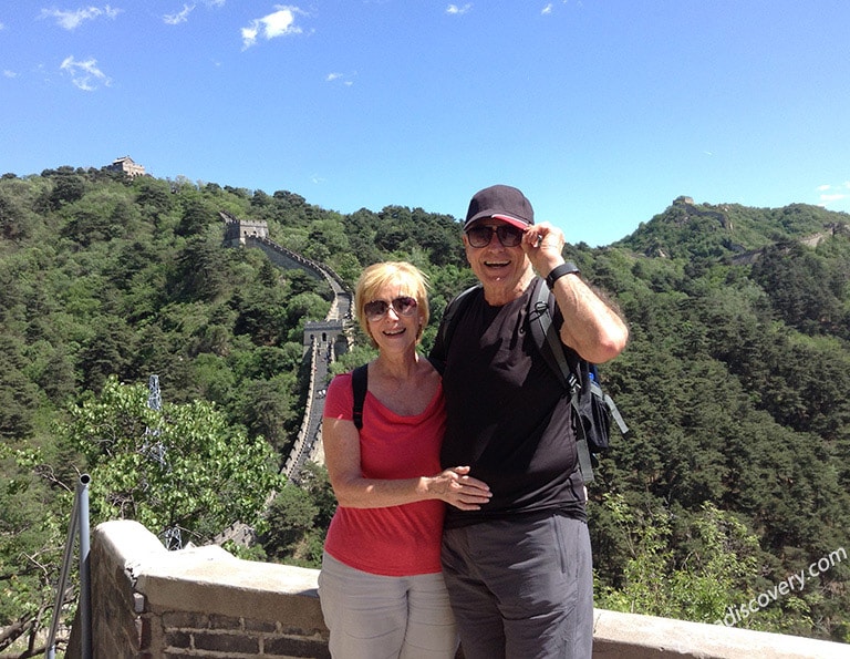 Our customer Heidy visited Mutianyu Great Wall 