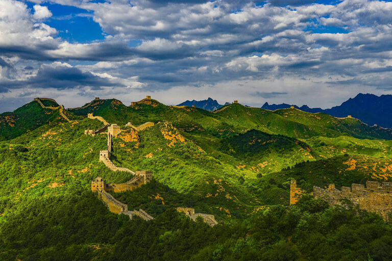 The Great Chinese Wall close to Jinshanling Stock Photo by ©hecke06 58310871