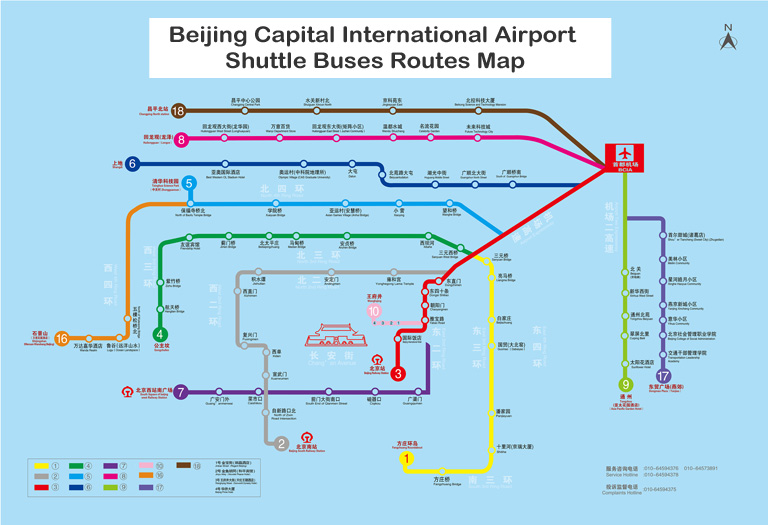 Beijing Railway Map