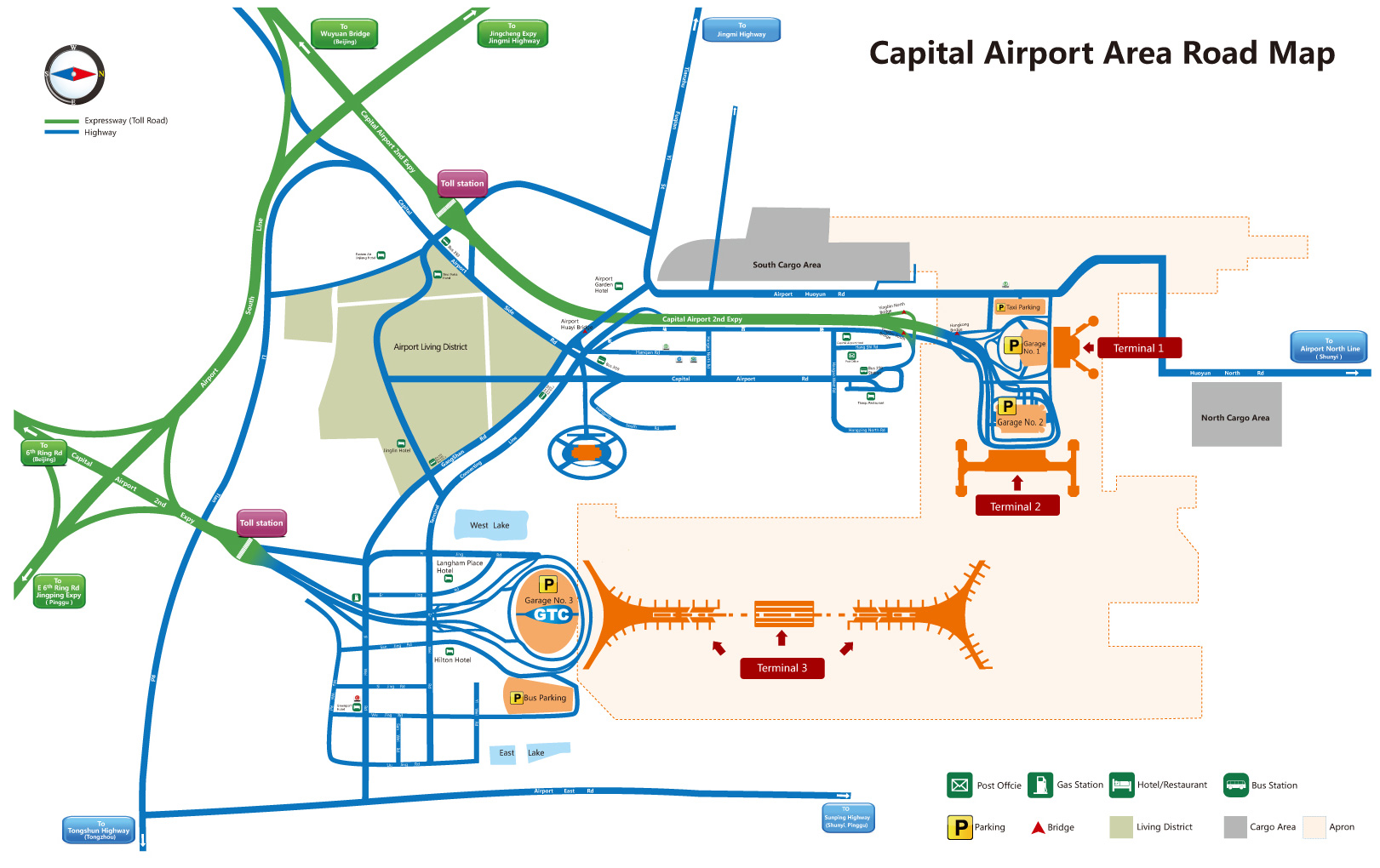 Beijing Airport Map