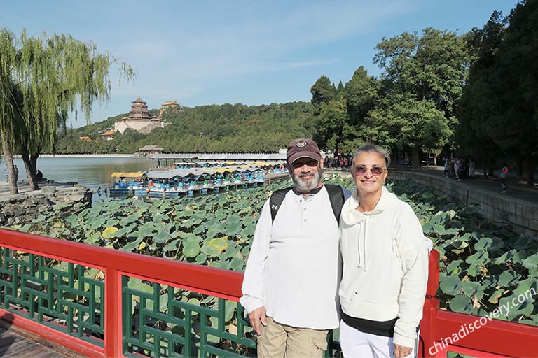 The Fudol Couple visited Summer Palace with China Discovery