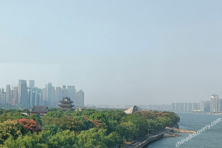 Firework Shows on Orange Isle Changsha Attractions