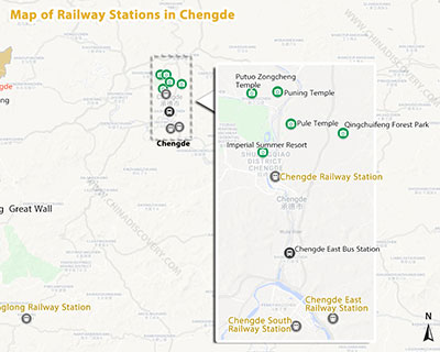 Chengde Railway Stations Map