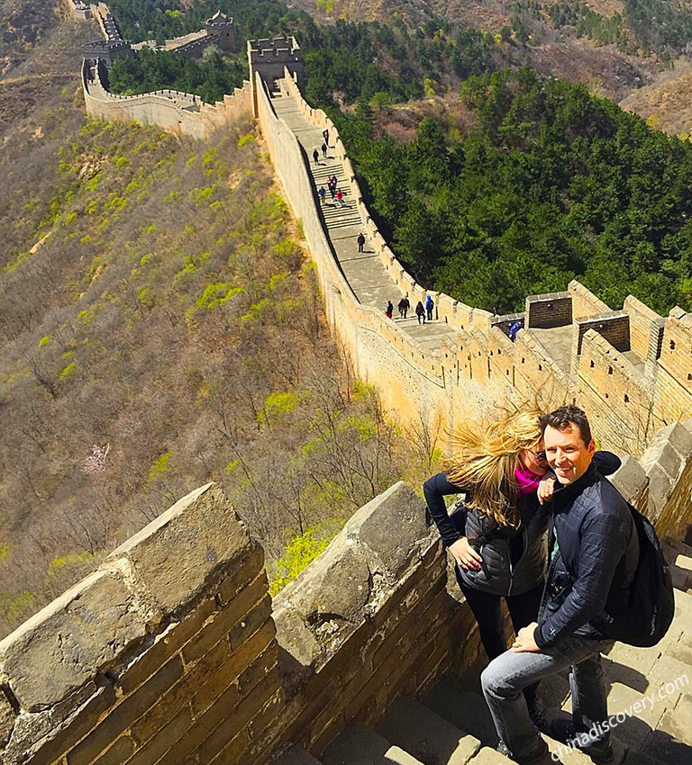 Our American Tourists Visited Jinshanling Great Wall Chengde Tour