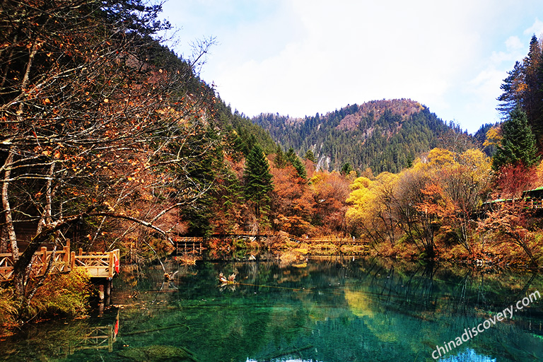 Picturesque Jiuzhaigou Scenery