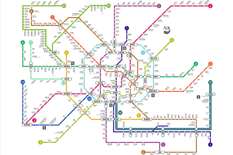 Chengdu Metro Map