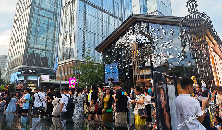 Taikoo Li Nightscape Chengdu Nightlife