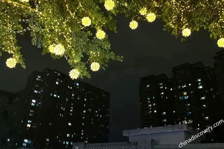 Night View of Kuanzhai Alley