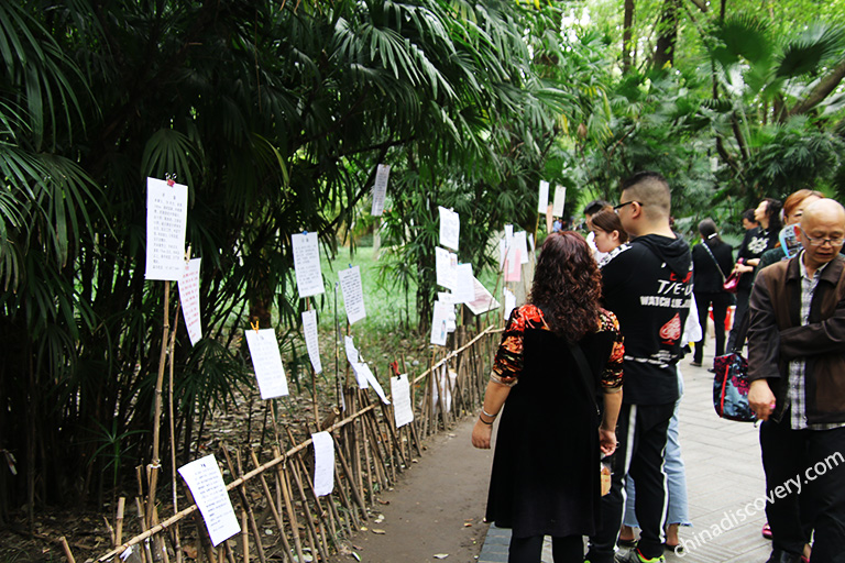 Chinese Matchmaking Cornor People's Park Renmin Park Chengdu