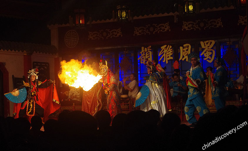 Sichuan Opera Fire spitting