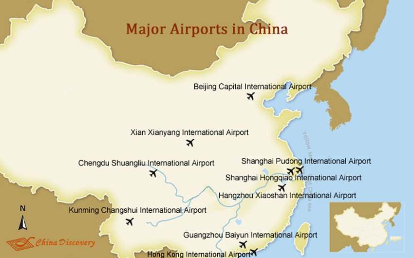 Major Airports in China Major Airports in China
