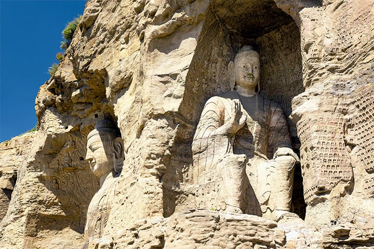Shanxi Datong Yungang Grottoes Datong Xian High Speed Railway