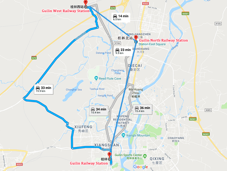 Guilin Train Stations