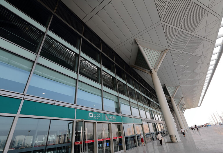 Exit of Xian North Railway Station
