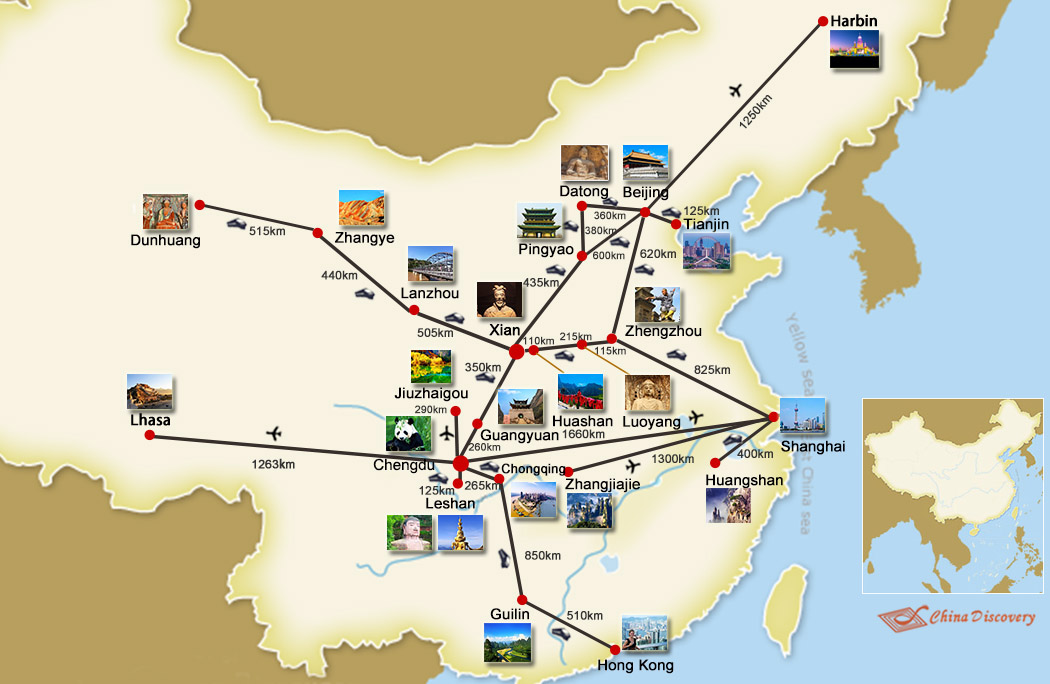 China Travel Map