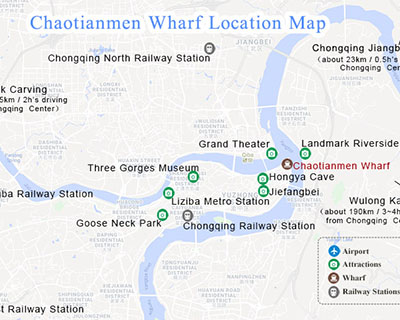 Chaotianmen Dock Location Map