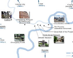 Chongqing Travel Map