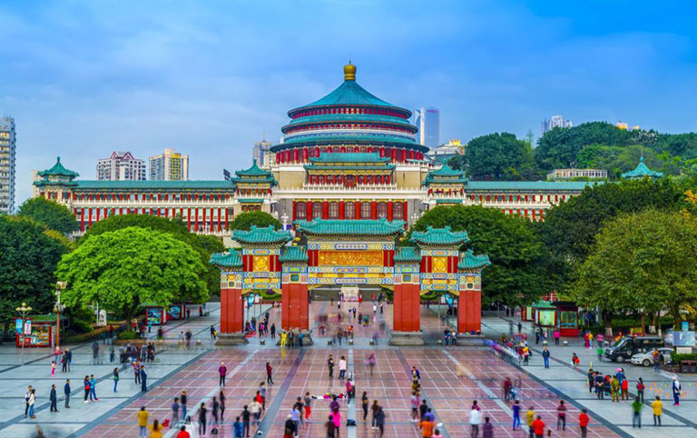Beautiful Appearance of People's Assembly Hall