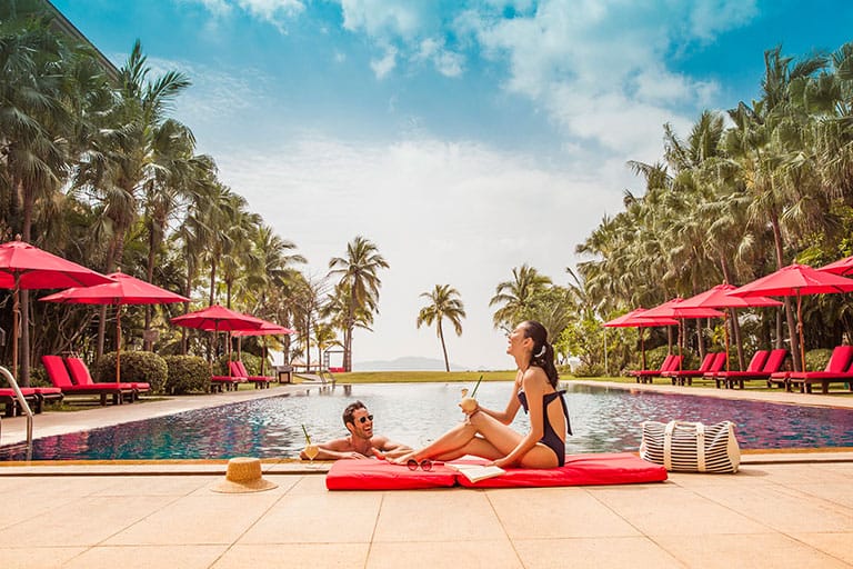 Relax at the Pool of Club Med Sanya