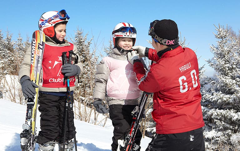 Skiing Course for Kids at Club Med Yabuli