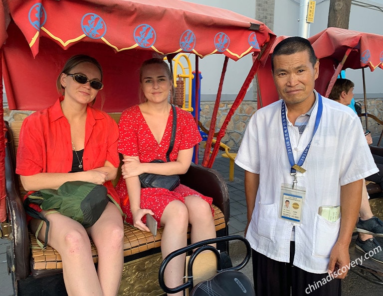 Carsha's Group from USA - Beijing Hutong Rickshaw