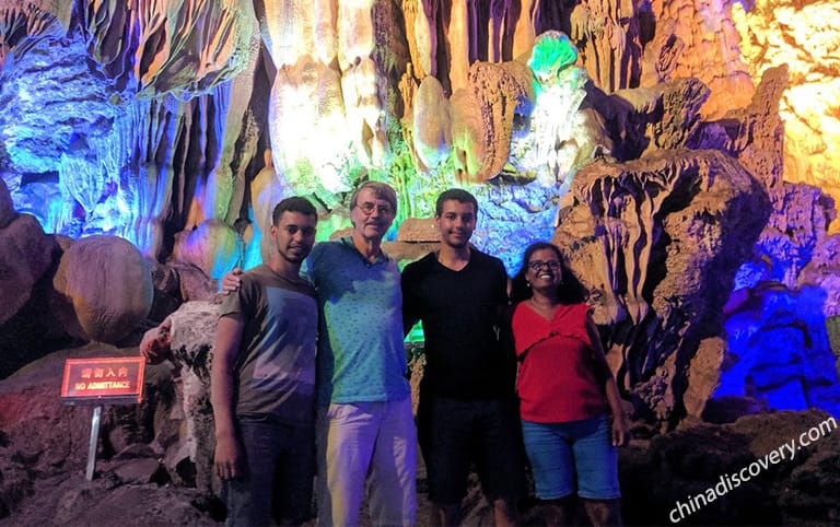 Gerhard from Germany - Reed Flute Cave, Guilin