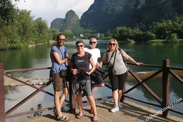 Giorgia's Group from Italy - Yulong River, Yangshuo