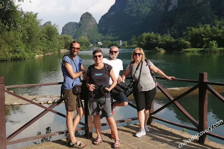 Giorgia's group from Italy visited Yulong River in August, 2019 