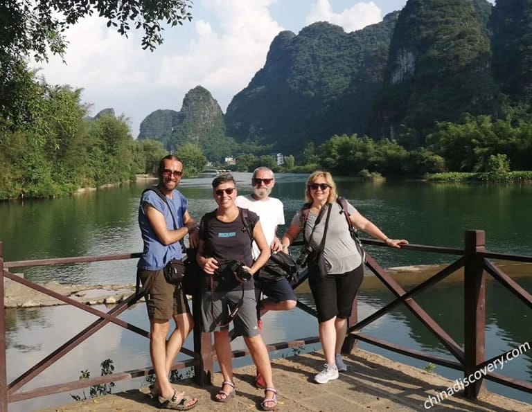 Giorgia's Group from Italy - Yulong River, Yangshuo