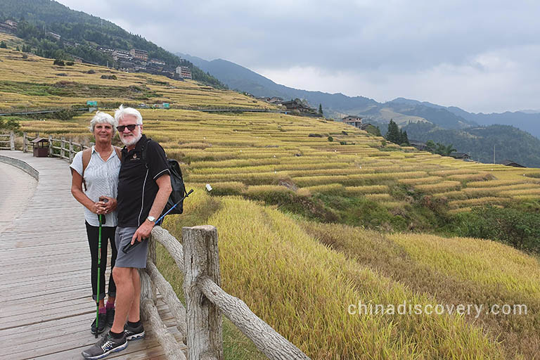 Guilin Longsheng Rice Terraces in October 2019