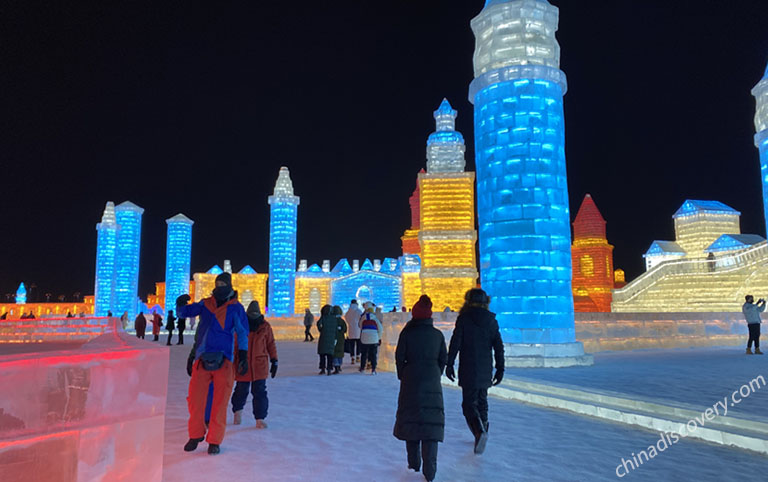 Jenn’s group from Canada - Ice & Snow World, Harbin